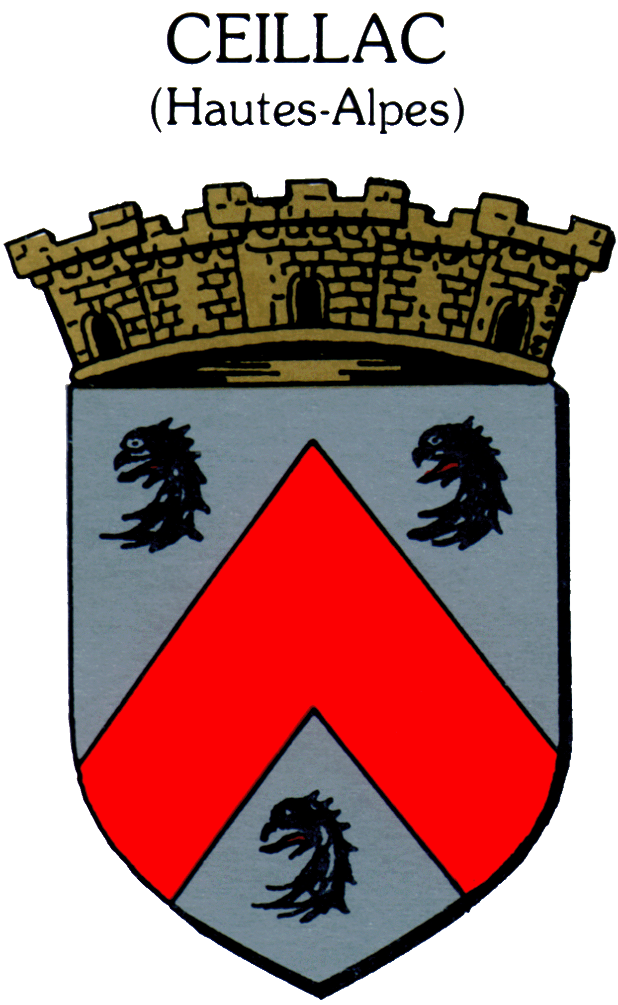 Blason de la commune de Ceillac