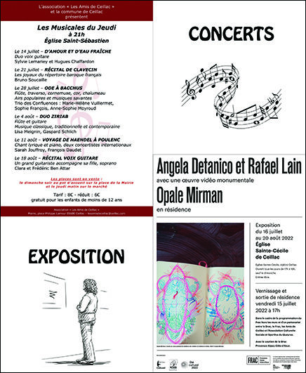 Concerts et exposition