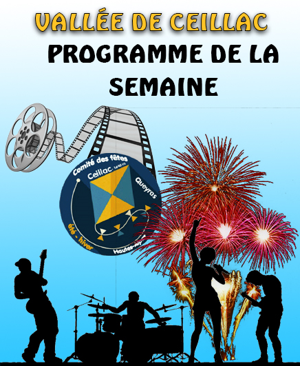 PROGRAMME DÉTAILLÉ DE LA SEMAINE